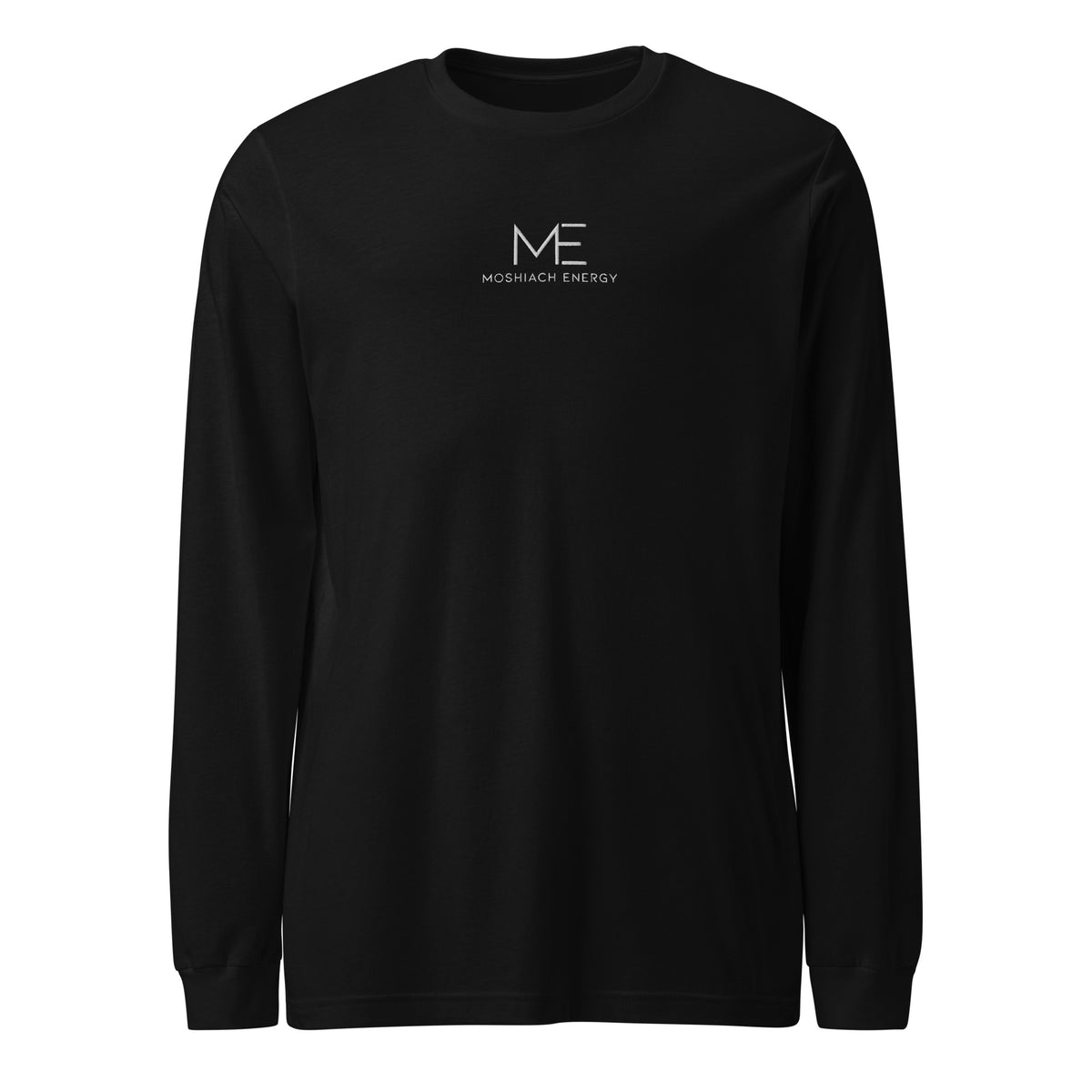 Embroidered unisex long sleeve tee – Moshiach Energy Merch